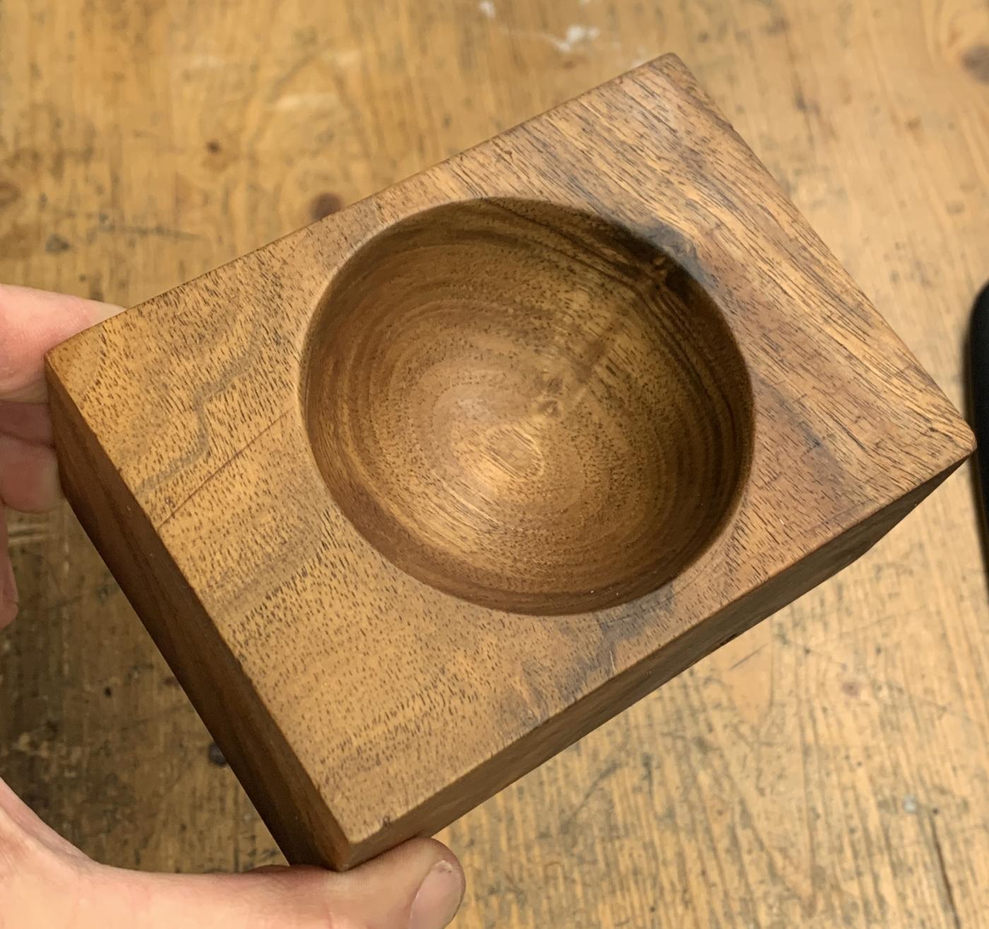 Défonce d&rsquo;une 1/2 sphère 70mm
