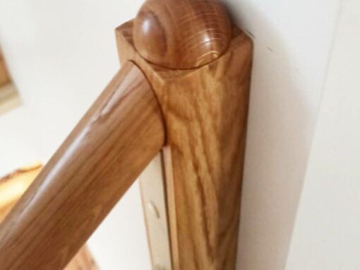 Création de demi sphére en bois de finition de poteaux de garde corps